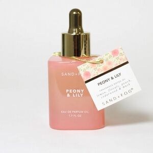 Sand + Fog Peony & Lily 50 ml Perfume Oil Dropper New